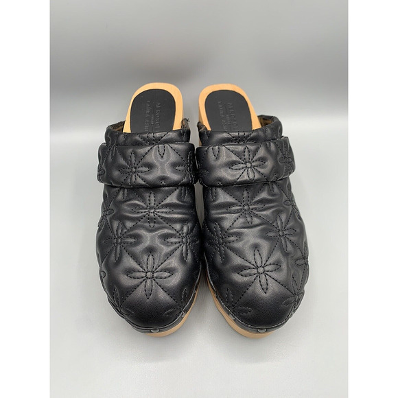 AEROSOLES Aware Laura Ashley Pedro Black Slip-On Shoes Clogs Women's Size 6.5 - Picture 8 of 14